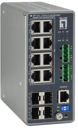LevelOne IGP-1271 - switch - 12 ports - Managed