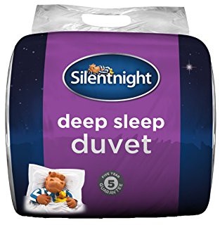 Silentnight Silent Night kołdry Deep Sleep, biały, biały, łóżko pojedyncze 444729GE