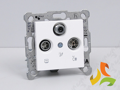 VIKO Gniazdo RTV-SAT końcowe białe KARRE 90963641Z/VIK