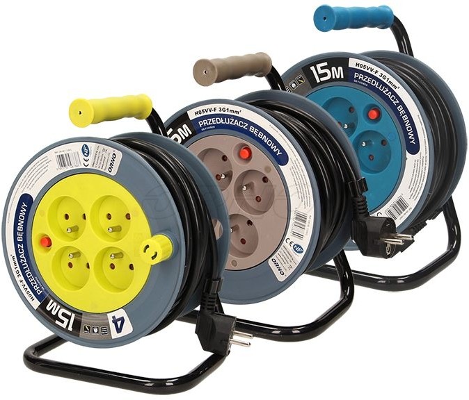 Orno Przedłużacz bębnowy MINI 4x250V OR-AE-1339 OR-AE-1339