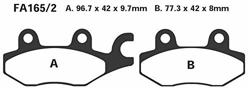 EBC Klocki hamulcowe FA165/2R 386167