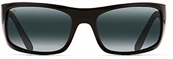 Maui Jim Designer Sunglasses polarised Mens peahi H202 1O Tortoise Wraps Frame with HCL polarised Lens z brązu Free Shipping, Free Returns, 12 month Warranty, kolor: wysoki połysk czarny , 202-02
