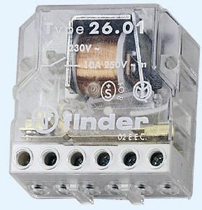 Przekaźnik impulsowy 2NO 10A 12V AC 26.02.8.012.0000 260280120000