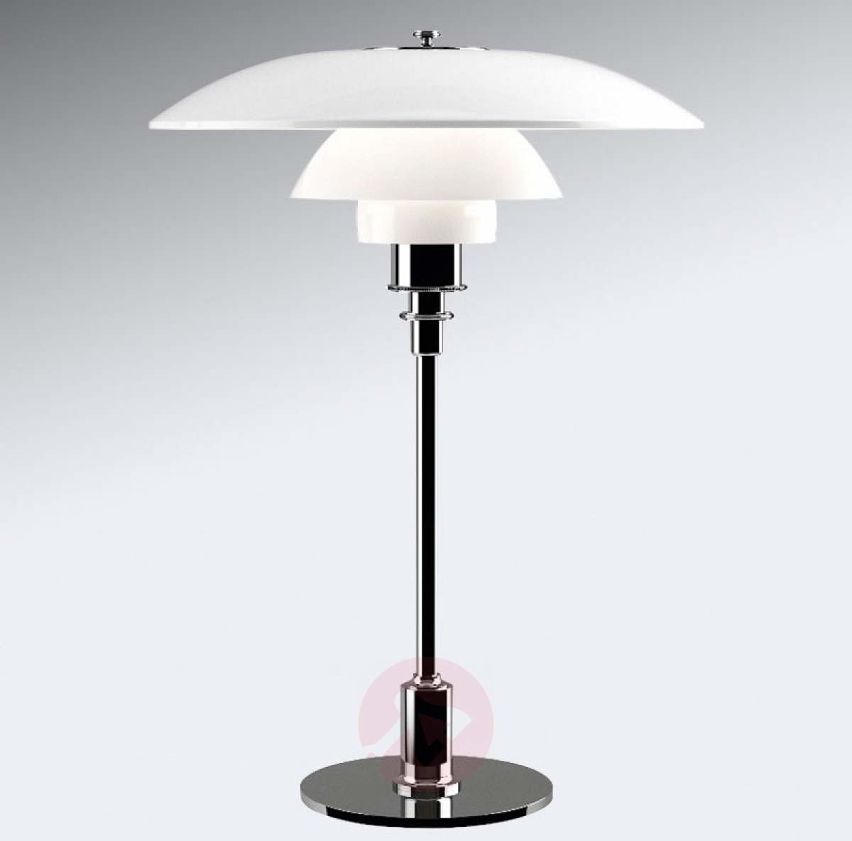LOUIS POULSEN Louis Poulsen PH 3 1/2-2 1/2 lampa stołowa, chrom