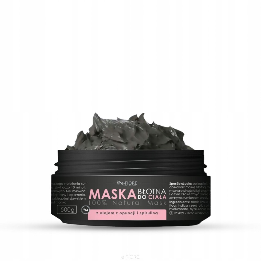 Maska Błotna Do Ciała E-fiolre 500g