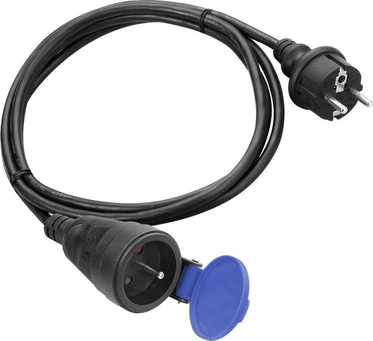 Orno Przedłużacz warsztatowy bryzgoszczelny IP44 1x2P+Z 10m,kabel gumowy olejoodporny OR-AE-13169/10M OR-AE-13169/10m