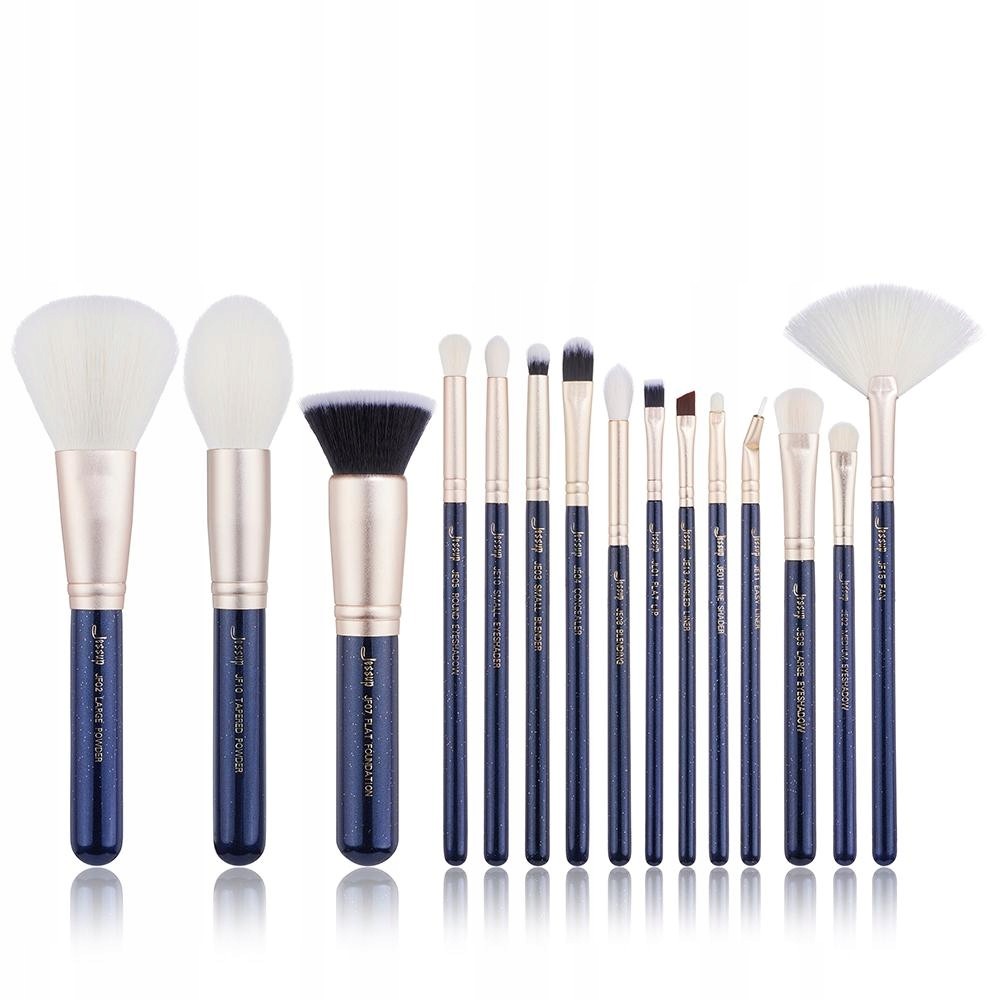 Jessup T474 Zestaw 15 pędzli prussian blue/golden