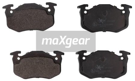 MaxGear Zestaw klocków hamulcowych, hamulce tarczowe 19-1107