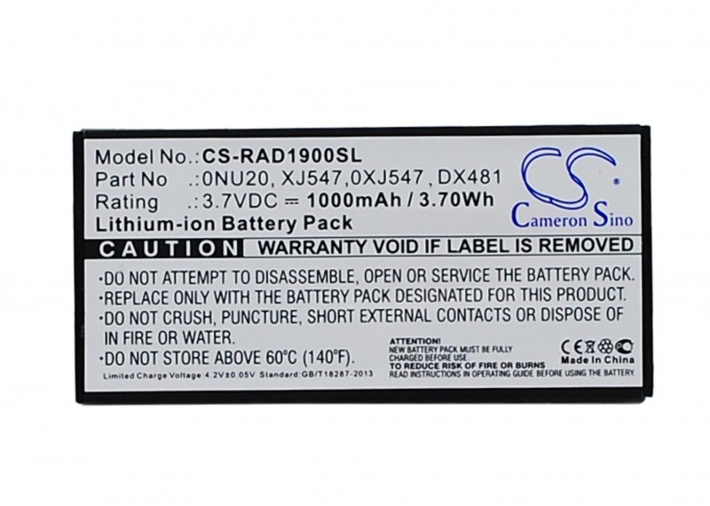 Cameron Sino DELL PowerEdge 1900 0NU209 1000mAh 3.70Wh Li-Ion 3.7V Cameron Sino)