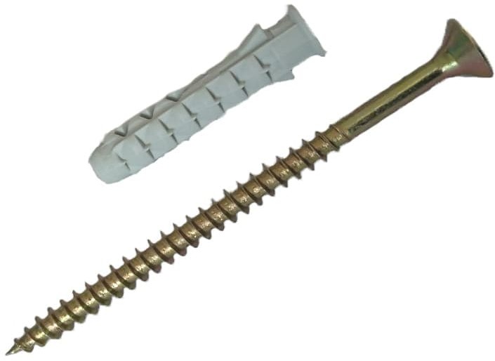 STALCO Kołki rozporowe z wkrętem 8 mm 40 mm 100 szt) R-.8/5 80