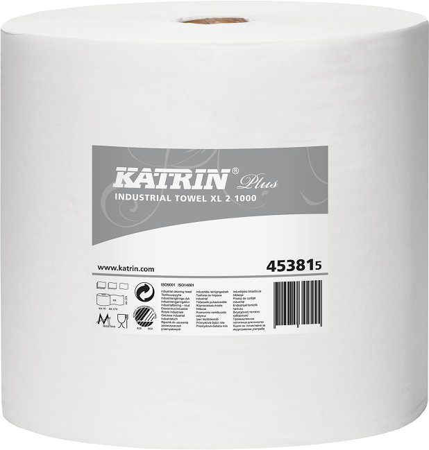 Katrin Plus czyściwo papierowe XL 2 1000 453815 2 rolki