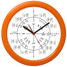 Atrix Zegar ścienny geometria kolor #2