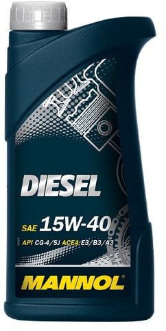 MANNOL 10145300100 Diesel olej silnikowy 15 W40 CG-4, 1 L 10145300100