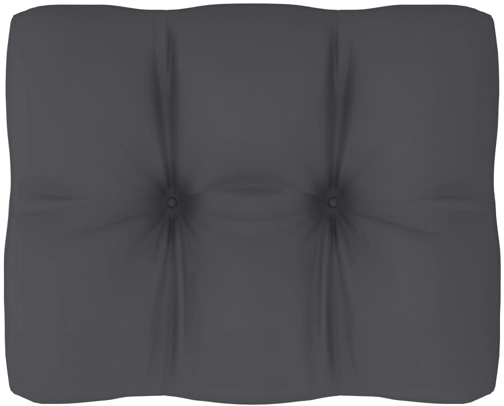 vidaXL Poduszka na sofę z palet, antracytowa, 50x40x12 cm