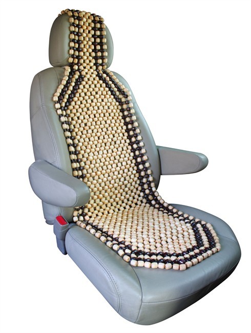 Nakładka na fotel z koralików drewnianych Norauto 6A