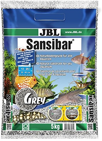 JBL Podłoże do akwariów, sansibar, 5 kg, szary
