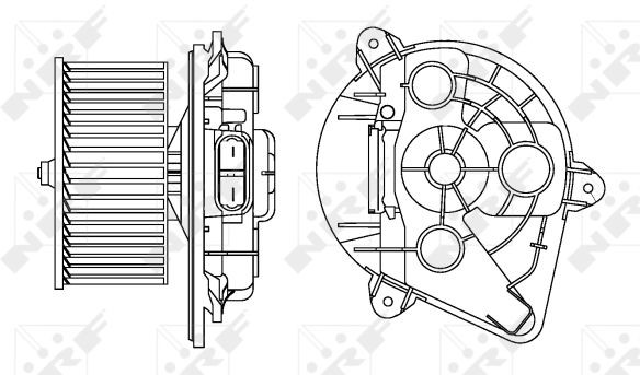 NRF Wentylator wewnętrzny 34156 34156