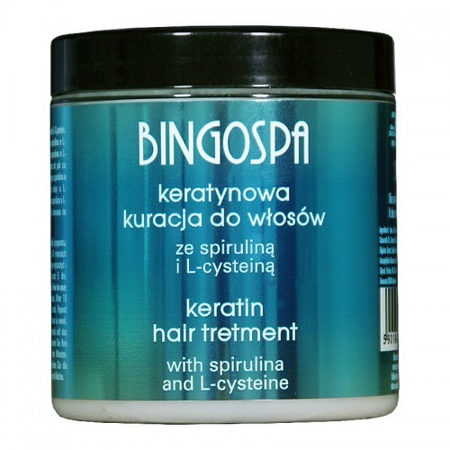 Keratynowa kuracja do włosów ze spiruliną i L-cysteiną