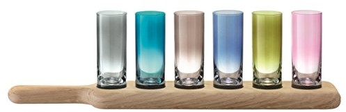 LSA International 40 cm wódka zestaw dąb i wiosła G1049-03-666