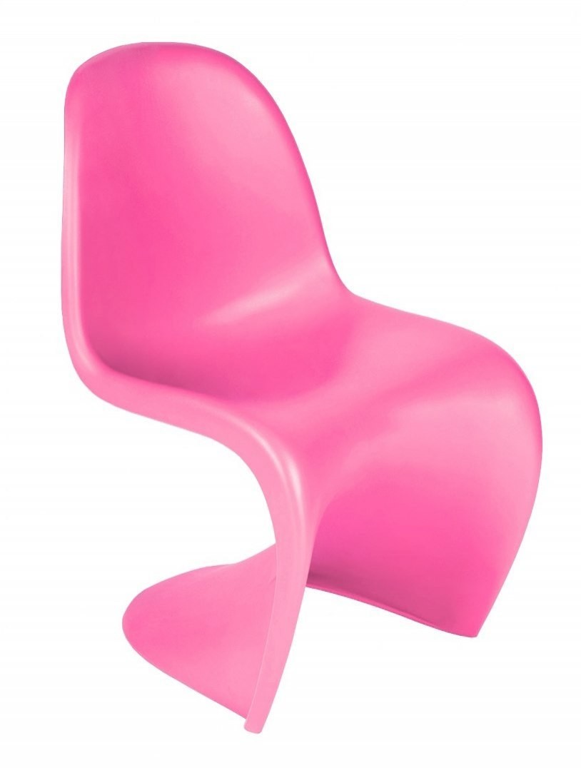 King Home Krzesło HOVER JUNIOR różowe - polipropylen PC-011.C.KIDS.ROSE