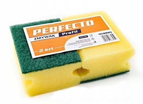 Zmywak Profilowany Gąbka Do Mycia Naczyń 2 Szt.