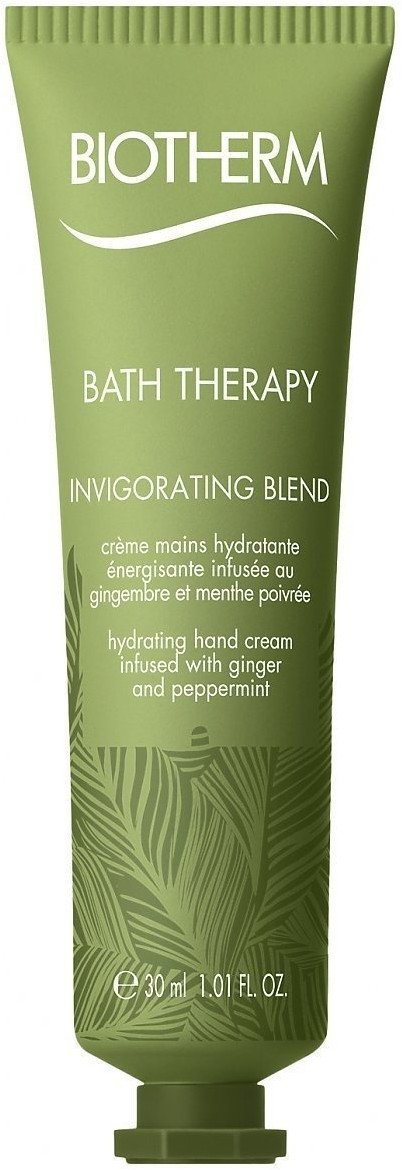 Biotherm Bath Therapy Invigorating Blend Hydrating Hand Cream Ginger & Peppermint 30ml