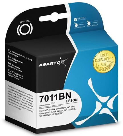 Asarto Tusz do Epson 7011BN | C13T70114010 | 3001 str. | black polcan-AS-E7011BN