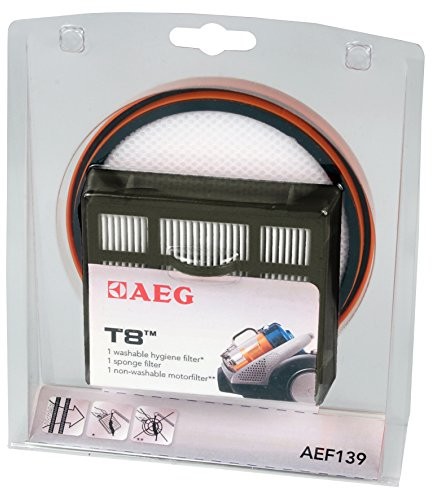 AEG aef139 Filter  zestaw do odkurzacza Bagless-T 8, AET 3550, AET 3570 9001671008