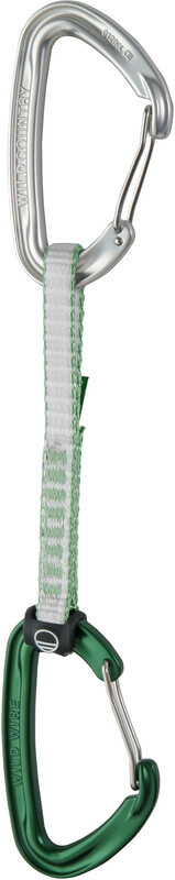 Wild Country Wildwire Ekspres 15cm, green 2021 Ekspresy wspinaczkowe 40-WLD2QD-51-15CM