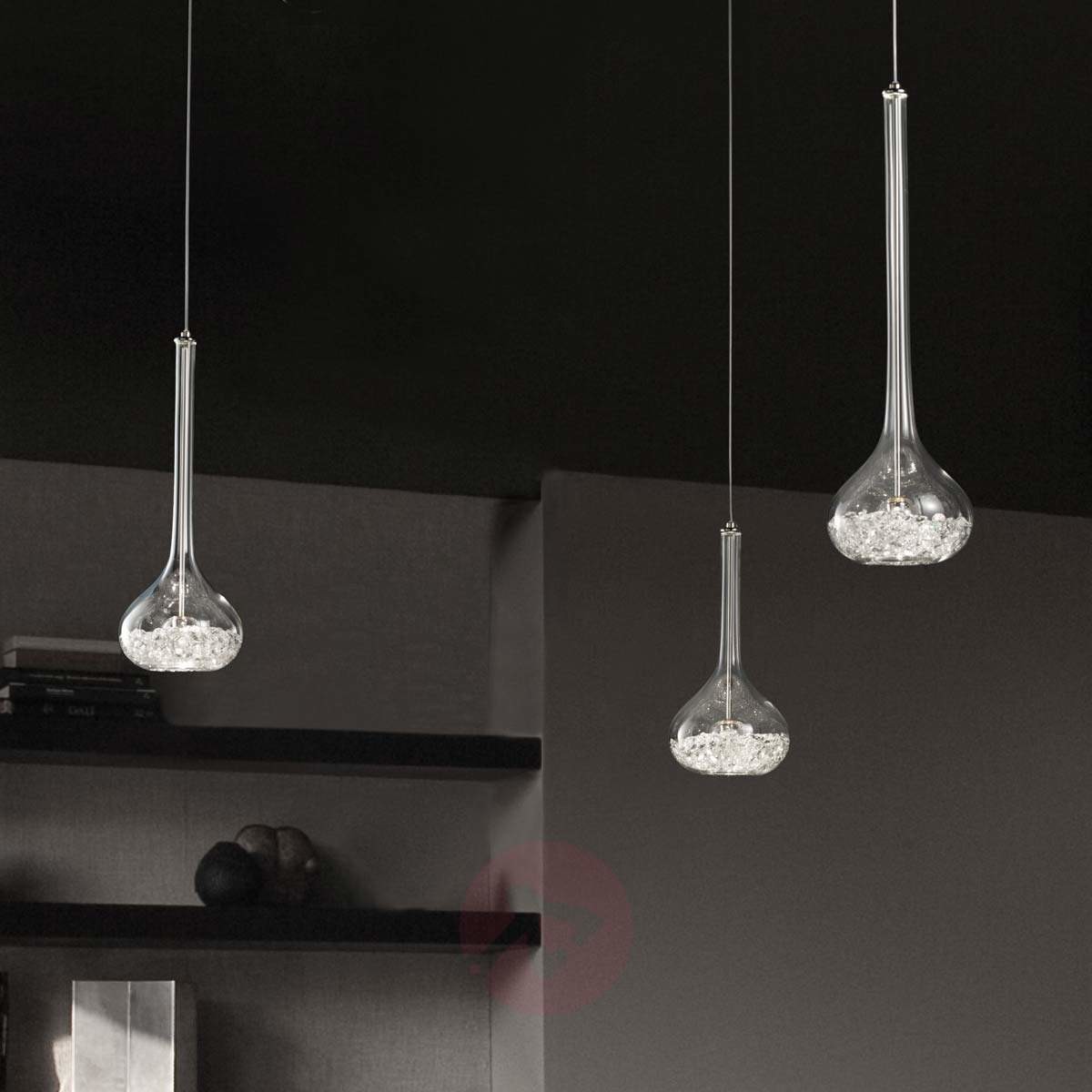 Ekskluzywna lampa wisząca Graal 3-punktowa