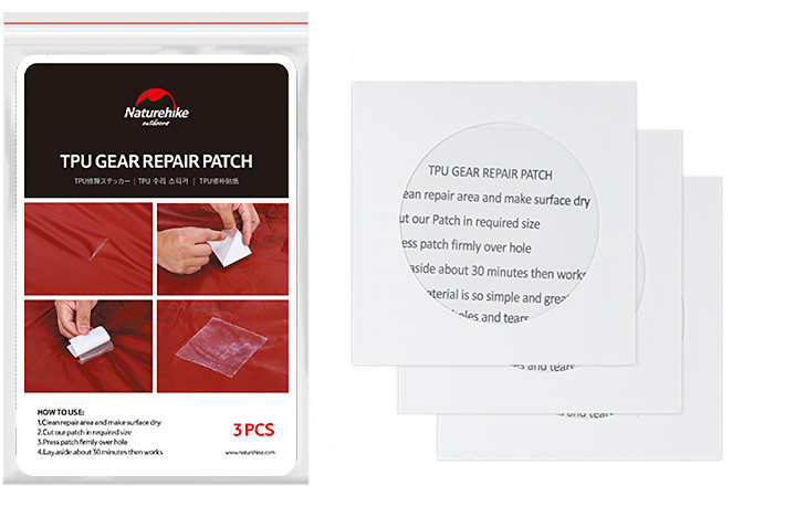 NATUREHIKE ZESTAW NAPRAWCZY TPU GEAR REPAIR PATCH NH19PJ086