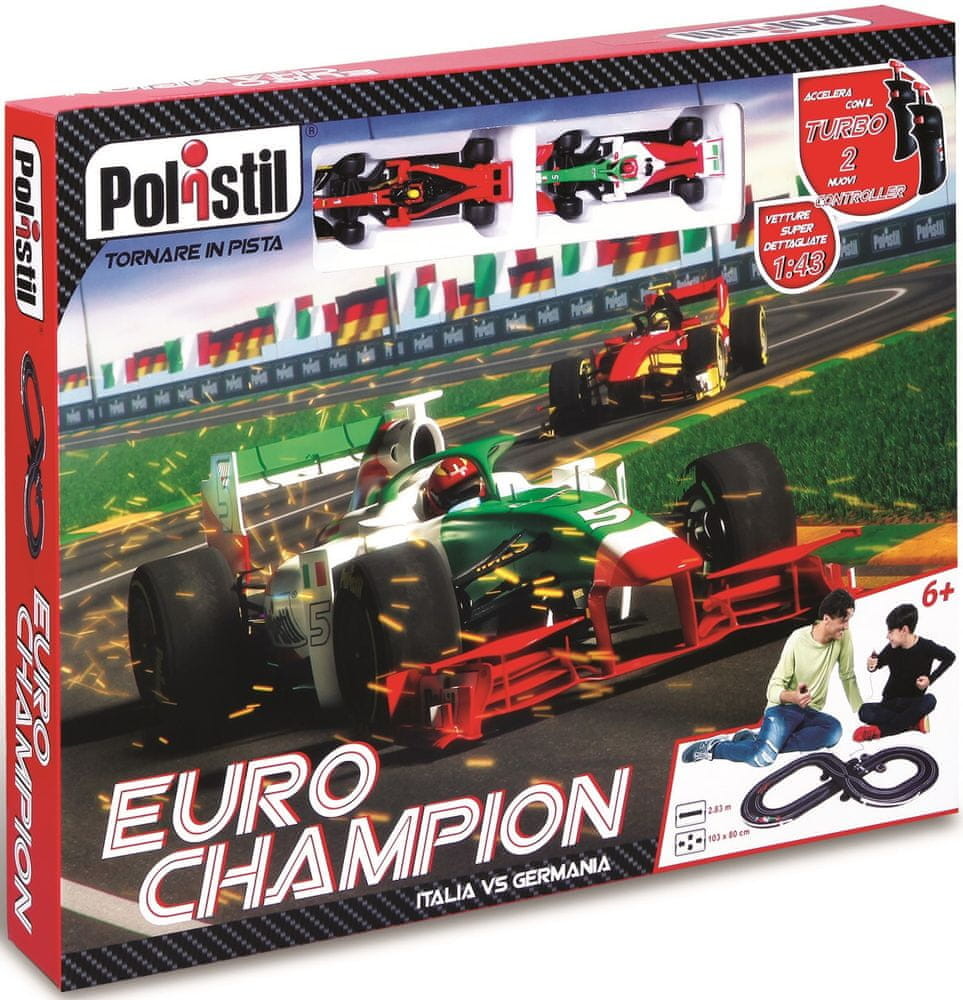 POLISTIL tor wyścigowy Euro Champion Formula one Track set 1:43
