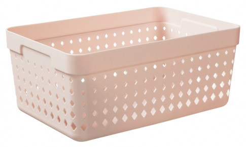 Plast Team SOUL ORGANIZER KOSZYK 23,8 X 15,8 X 10 CM PUDROWY DELHAN 5024-21