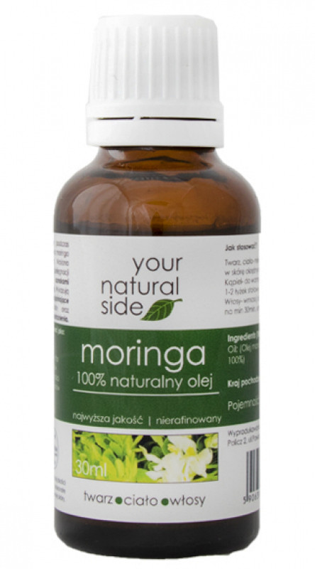 Your Natural Side 100% naturalny olej moringa - 30 ml