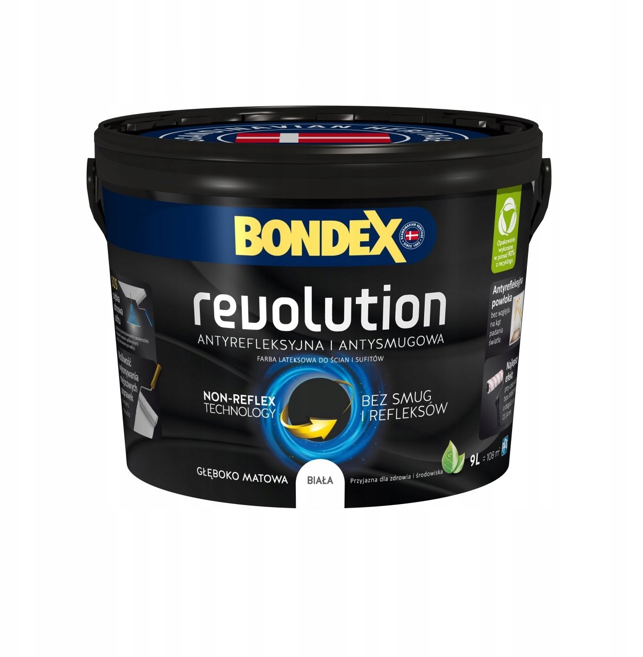 Bondex Revolution 9L Farba Antyrefleksyjna Biała