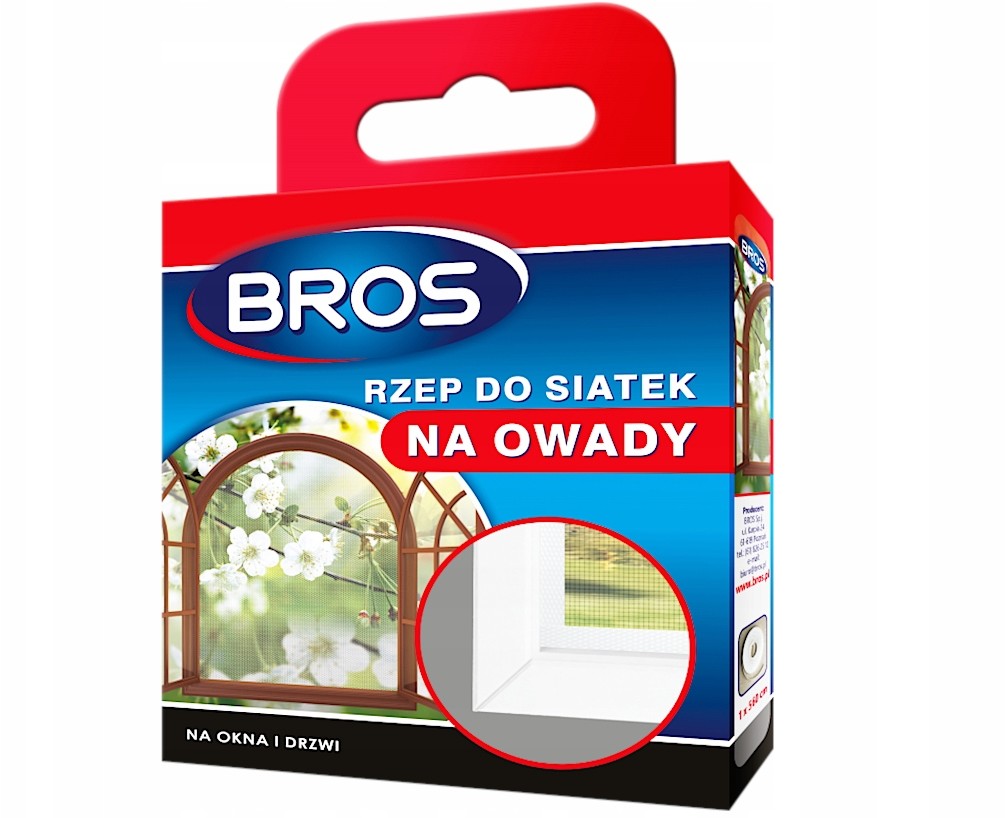 Bros Samoprzylepny Rzep Do Siatek Do Moskitiery
