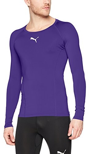 Puma męska ligi Base Layer Tee LS Shirt, fioletowy, m 655920 10