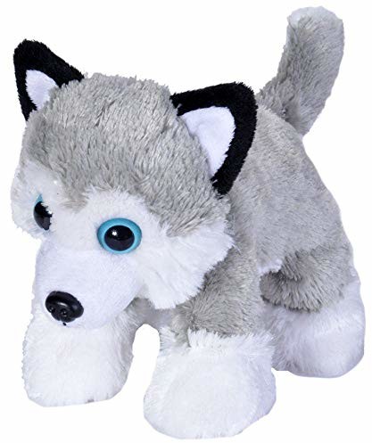 Wild Republic Hug'ems pluszowe zwierzątko przytulanka, pies husky 18 cm 18085