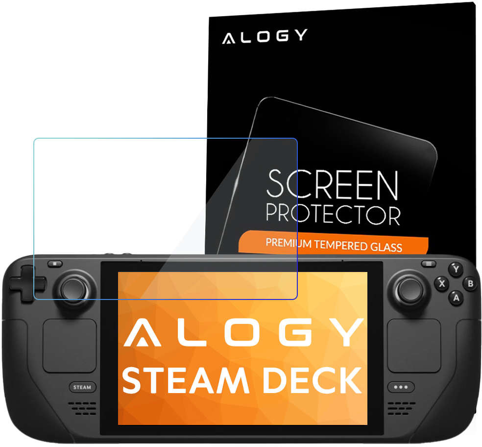 Alogy Szkło hartowane 9H Alogy ochrona na ekran do konsoli do Steam Deck 13637X10