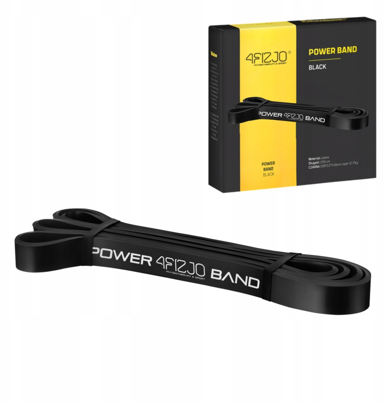 POWER BAND Guma Taśma Purple 12-17KG Fitness Loop