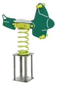 KBT POLSKA Bujak na sprężynie na plac zabaw samolot