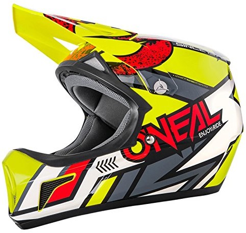 O'Neal Sonus Strike kask rowerowy All-Mountain Bike DH MTB Downhill Freeride Fidlock zapięcie na magnes, 0481, żółty, XS 0481-201