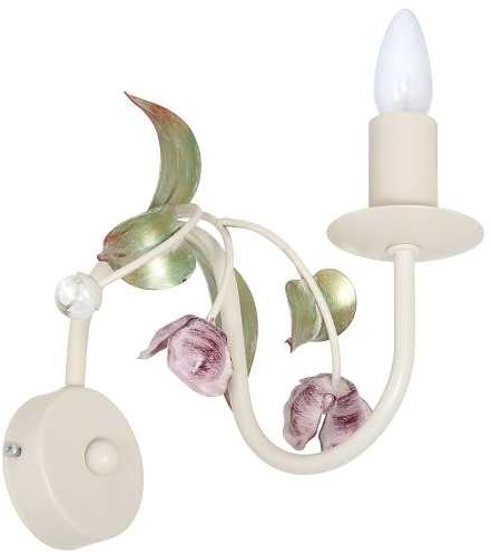 Luminex Kinkiet lampa ścienna Rose 1x60W E14 kolorowy 0464