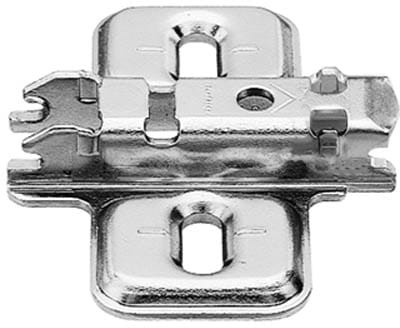Blum CLIP prowadnik, 0 mm, stalowy, wkręty-spax, regulacja wysokości 173L6100