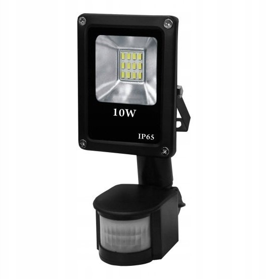 Naświetlacz LED 10W z Czujnikiem 20956