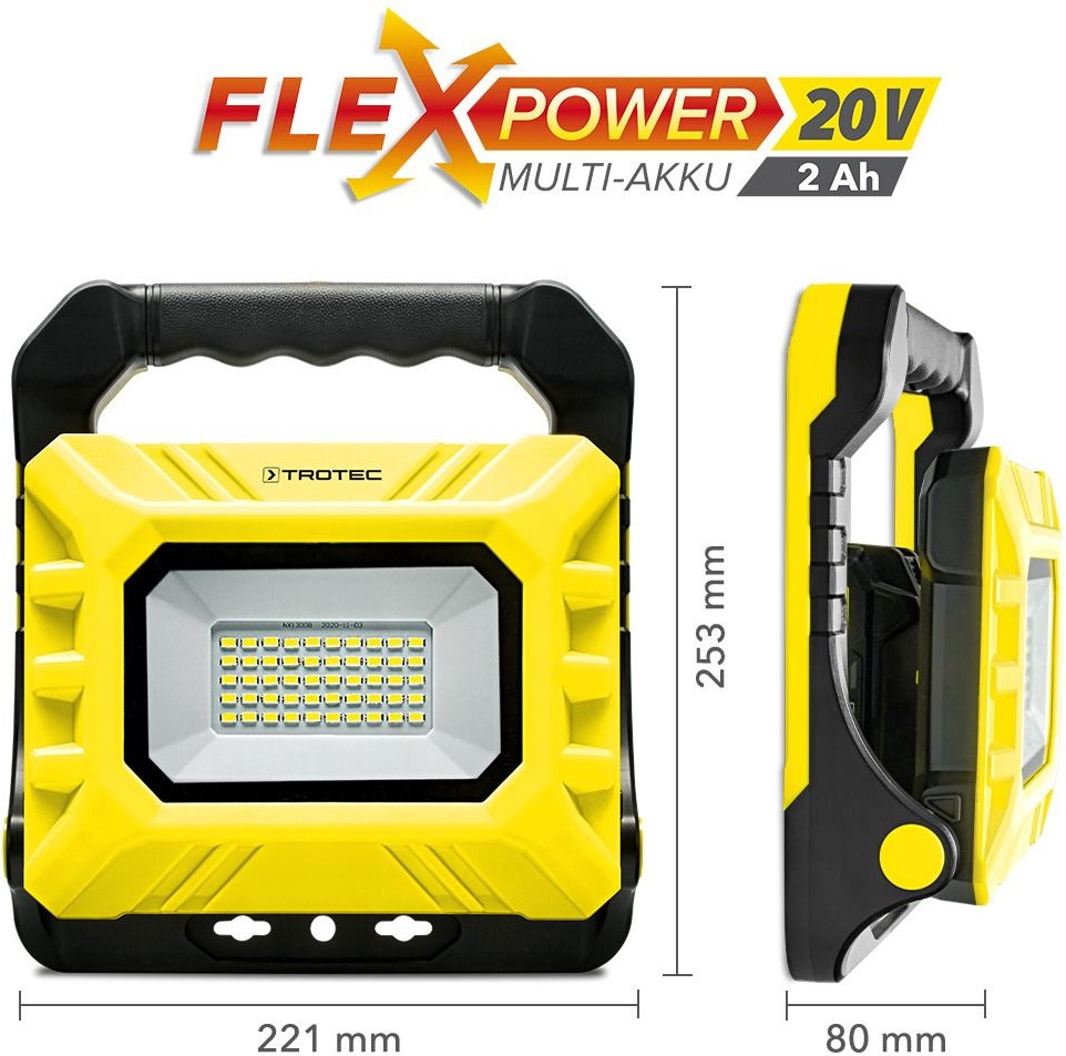 Micros Trotec Trotec Akumulatorowa robocza LED PWLS 15-20V