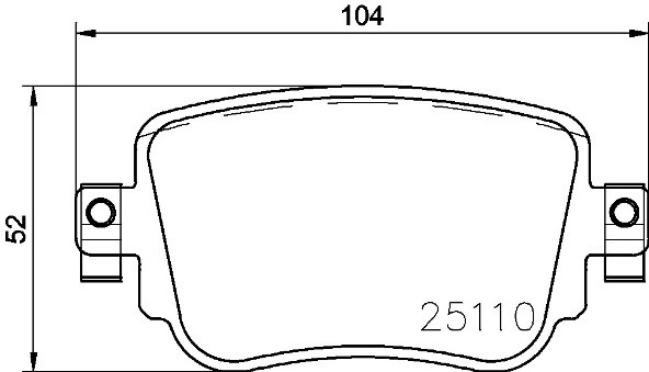 BREMBO Zestaw klocków hamulcowych, hamulce tarczowe P 85 140
