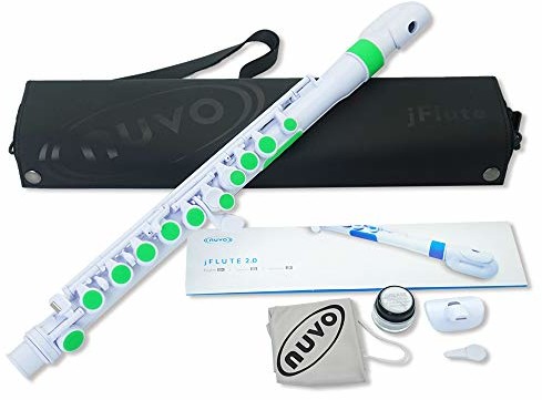 Nuvo jFlute 2.0 w kolorze białym i zielonym N220JFGN
