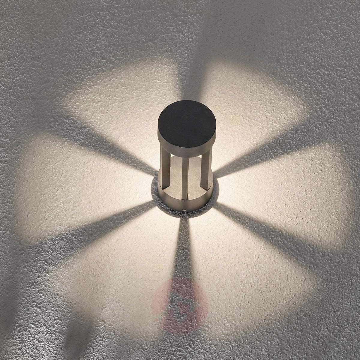 Lampenwelt com Lampa cokołowa LED Jordis, ciemnoszary