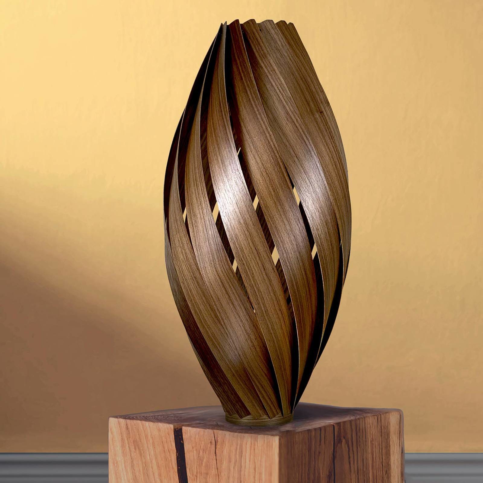 Gofurnit Gofurnit Ardere lampa stojąca, orzech, 70 cm